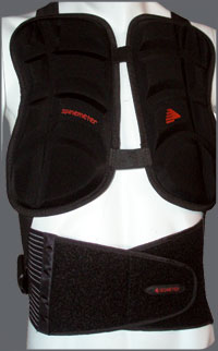 Chestpad snowboard back protector